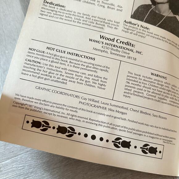 All Around the House Decorative Craft Painting Book BKW089 1987 12 Designs - Picture 5 of 10